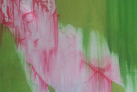 Dust Boy 100x100 cm Akryl na plátně Praha 2013